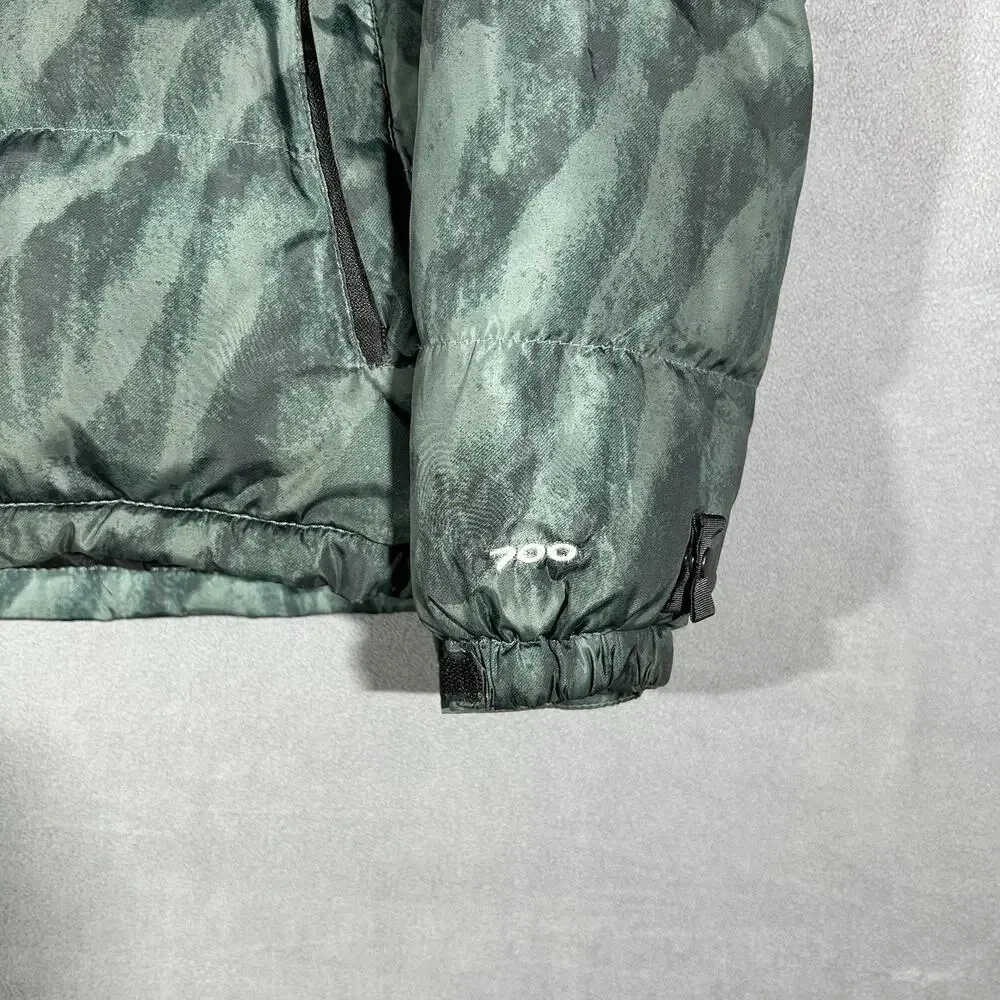 The North Face Retro Nuptse 700 Camo Green Size Medium M